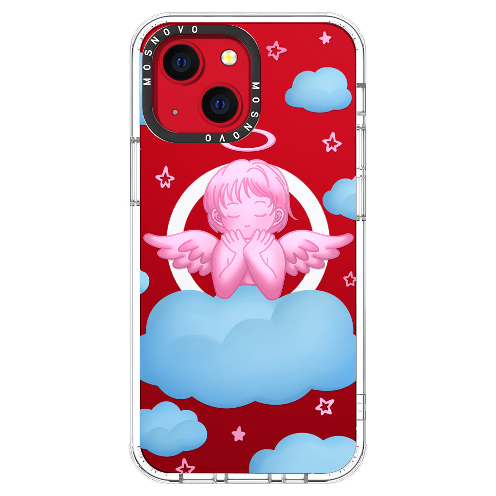 Pink Serenity Angel Phone Case - iPhone 13 Case