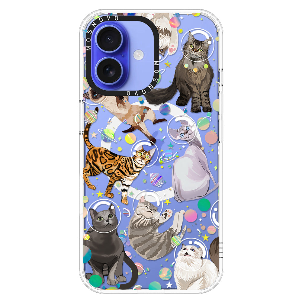 Space Cat Phone Case - iPhone 16 Case - MOSNOVO