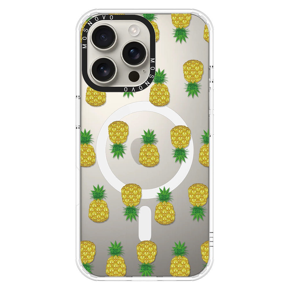 Cute Pineapples Phone Case - iPhone 16 Pro Max Case - MOSNOVO