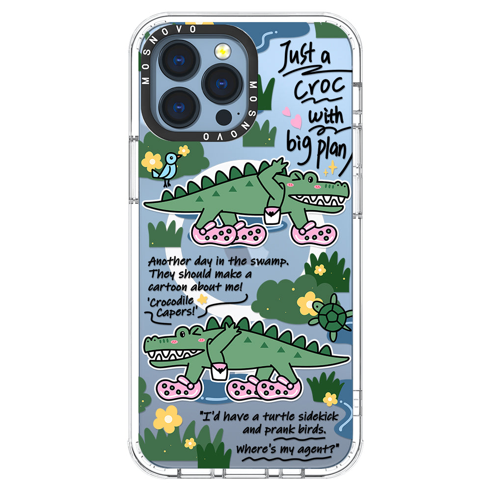 Croc with Big Plan Phone Case - iPhone 13 Pro Max Case