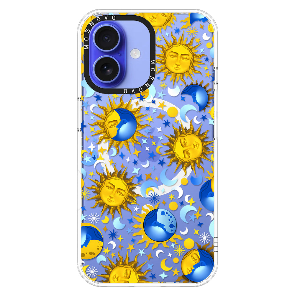 Sun and Moon Phone Case - iPhone 16 Plus Case - MOSNOVO