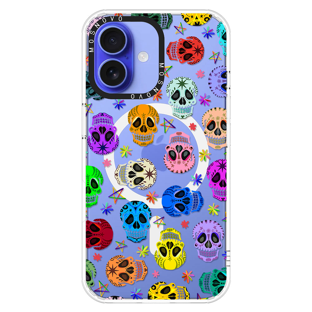 Skull Phone Case - iPhone 16 Case - MOSNOVO