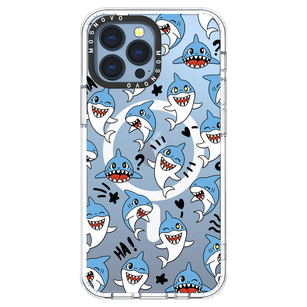 Cute Sharks Phone Case - iPhone 13 Pro Max Case