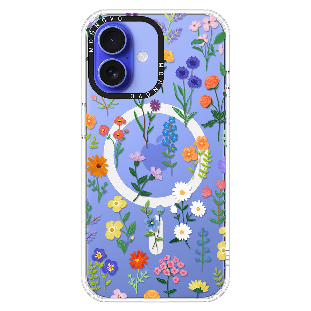 Botanical Floral Phone Case - iPhone 16 Case - MOSNOVO