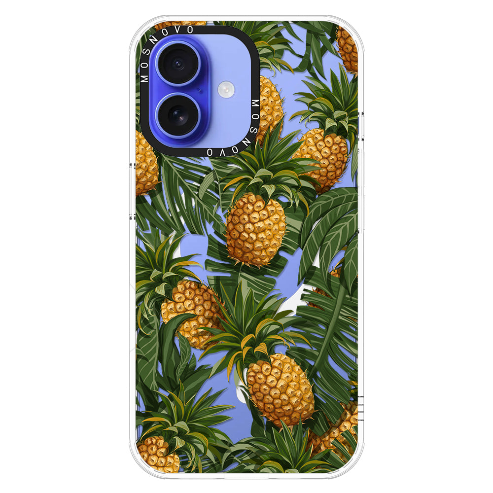 Pineapple Botany Phone Case - iPhone 16 Plus Case - MOSNOVO