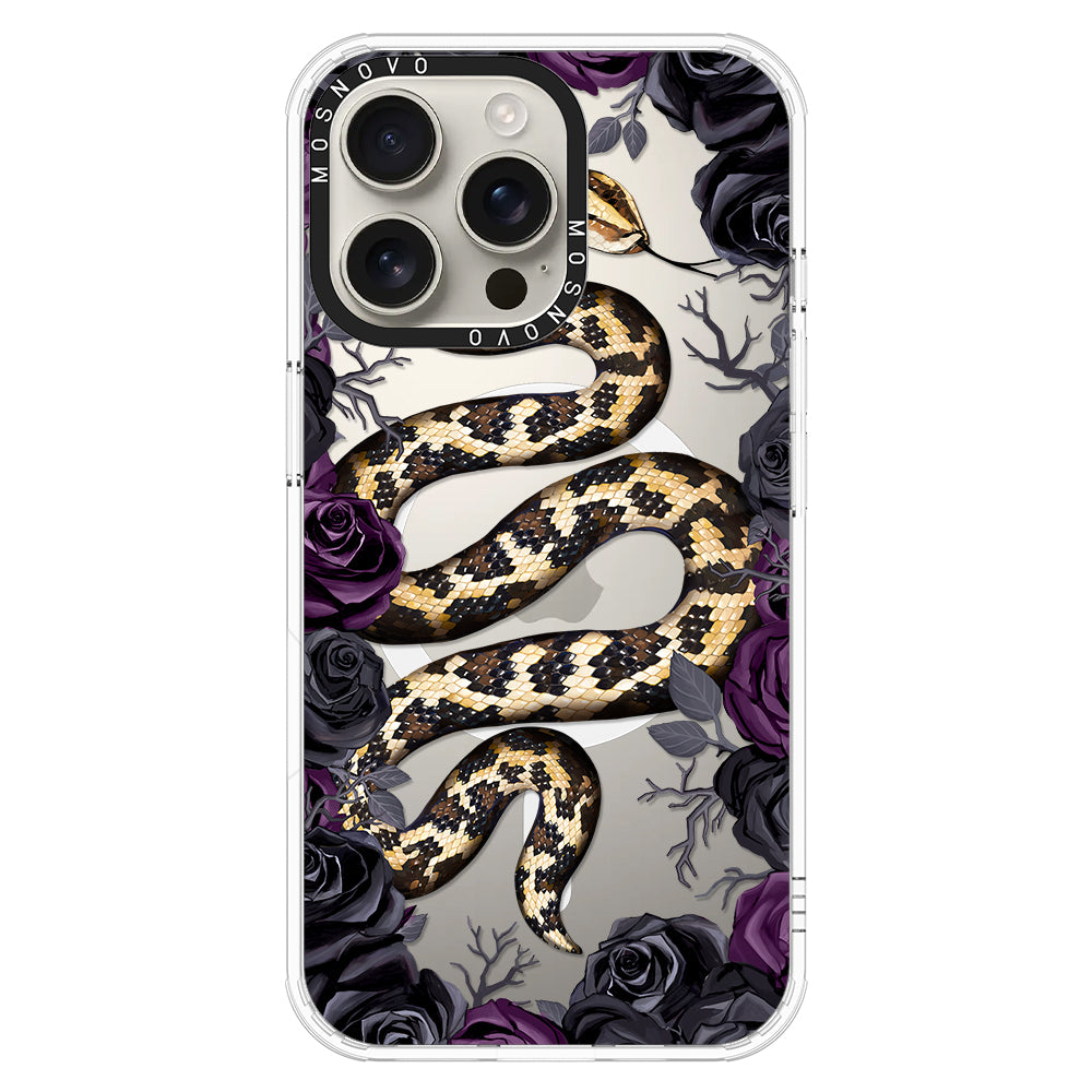 Secret Snake Garden Phone Case - iPhone 16 Pro Max Case - MOSNOVO