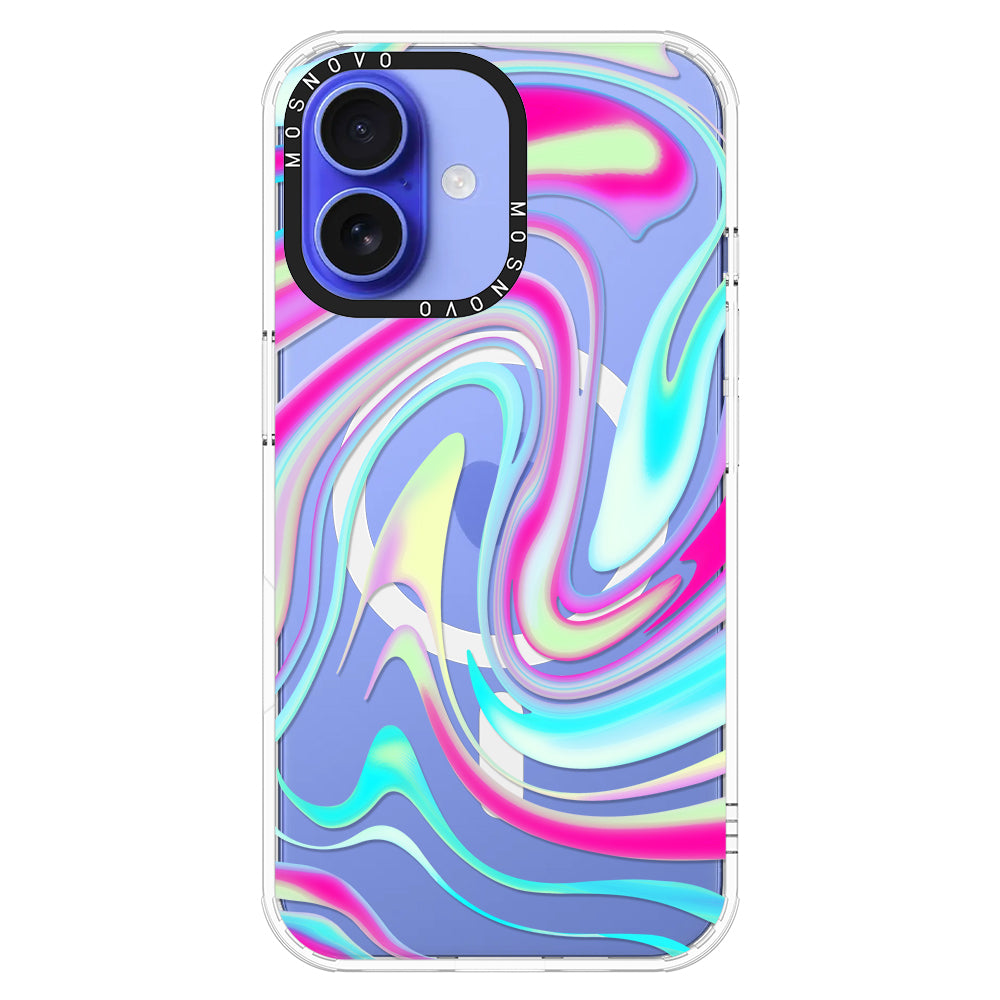 Psychedelic Swirls Phone Case - iPhone 16 Plus Case - MOSNOVO