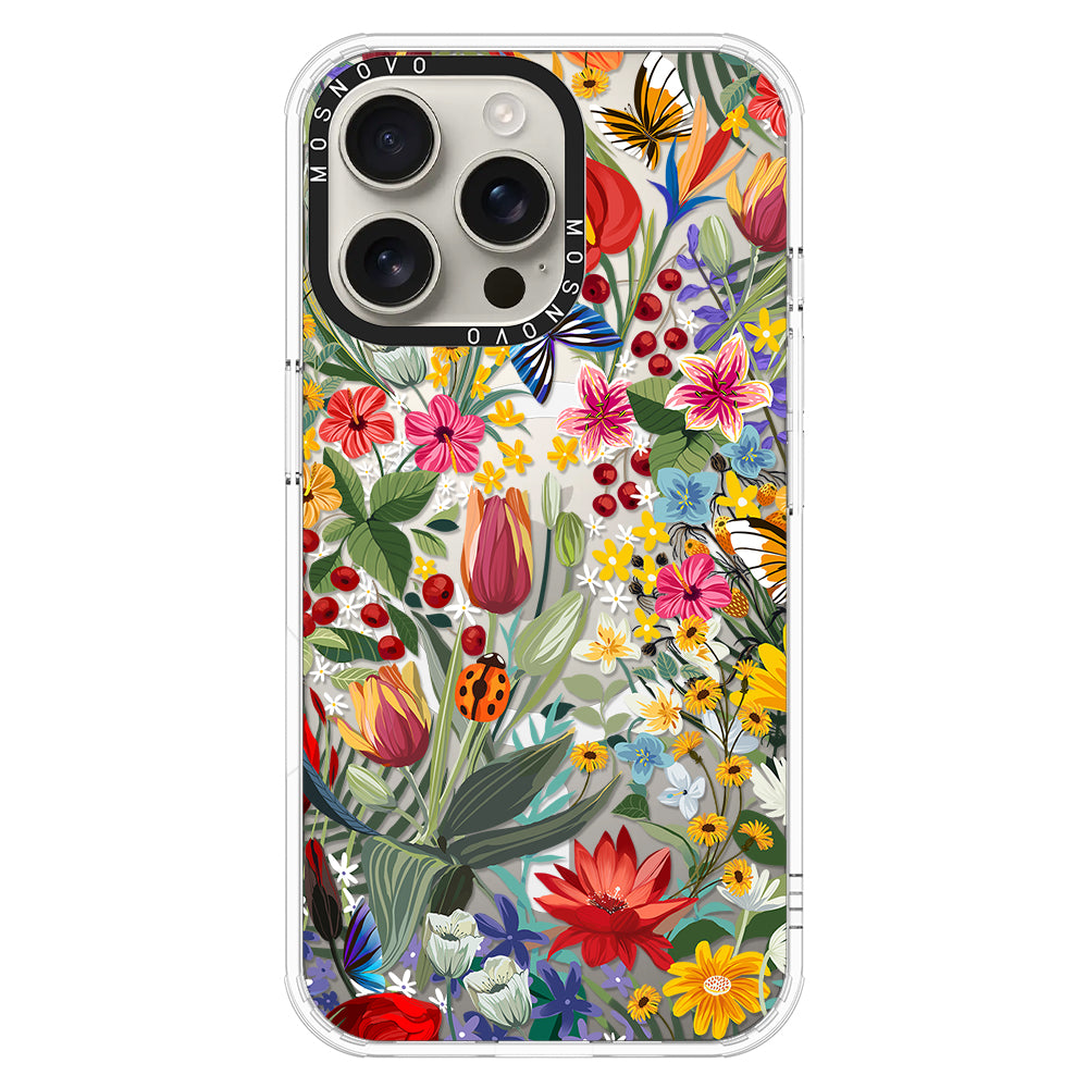 In The Garden Phone Case - iPhone 16 Pro Max Case - MOSNOVO