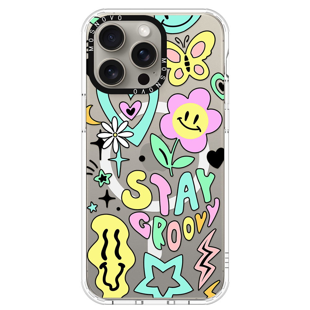 Stay Groovy Phone Case - iPhone 15 Pro Max Case