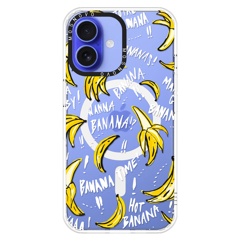 Banana Banana Phone Case - iPhone 16 Plus Case - MOSNOVO