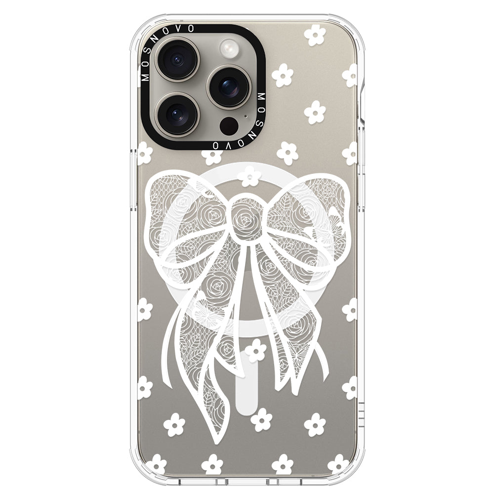 Lacey Bow Phone Case - iPhone 15 Pro Max Case