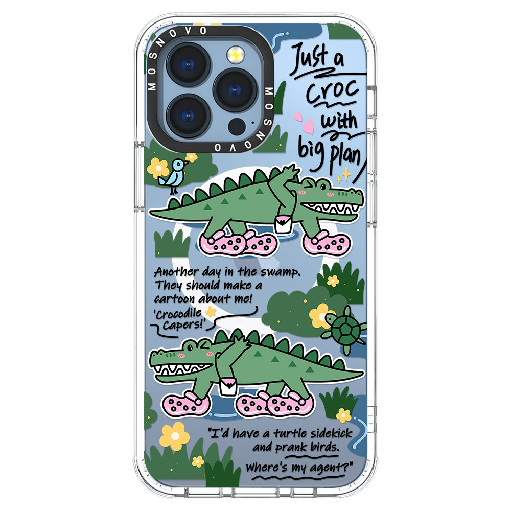 Croc with Big Plan Phone Case - iPhone 13 Pro Case