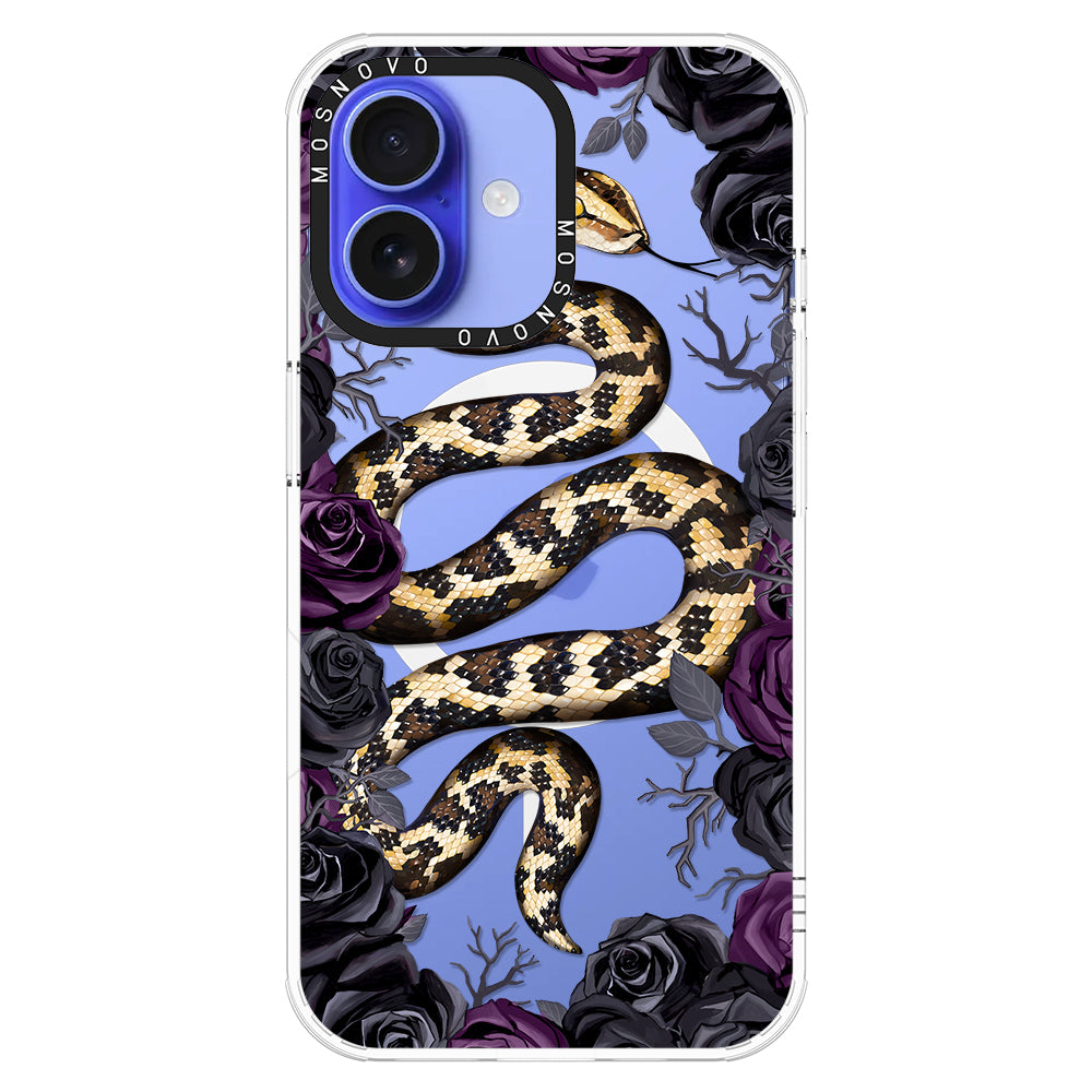 Secret Snake Garden Phone Case - iPhone 16 Plus Case - MOSNOVO