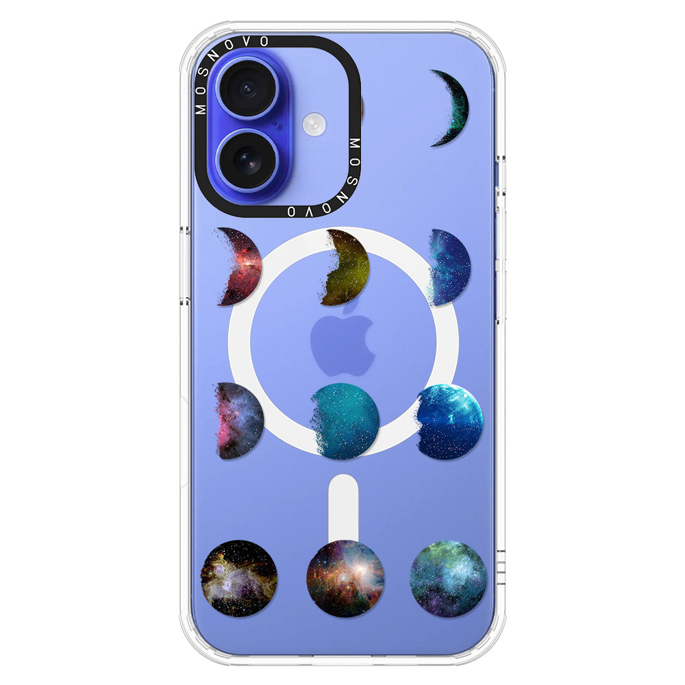 Moon Phase Phone Case - iPhone 16 Plus Case - MOSNOVO