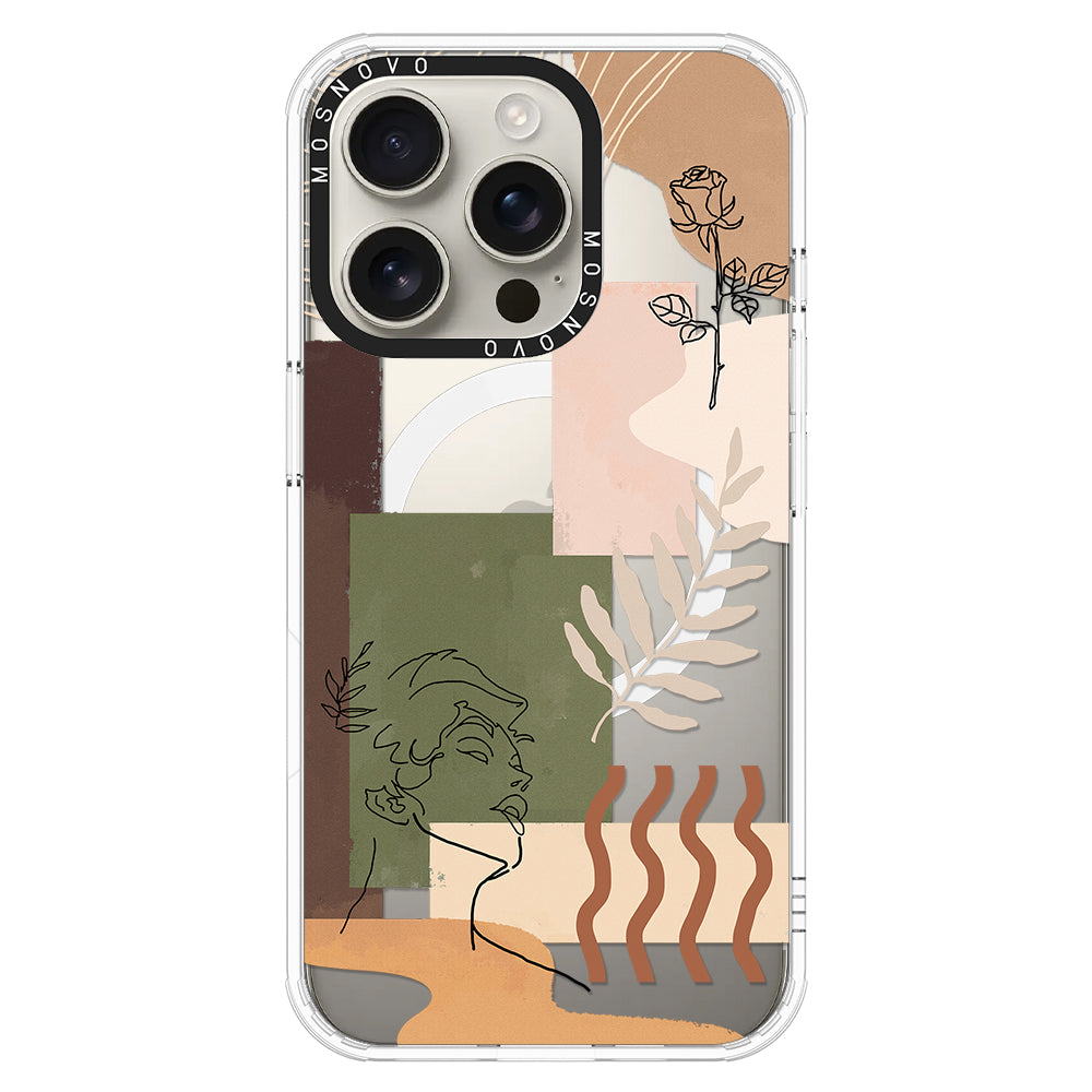 Modern Art Phone Case - iPhone 16 Pro Case - MOSNOVO