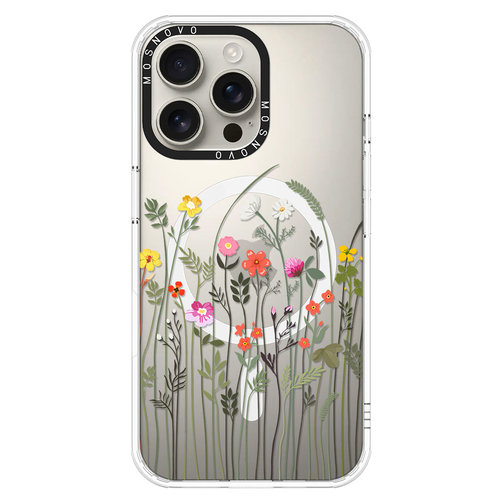 Spring Wildflower Phone Case - iPhone 16 Pro Max Case - MOSNOVO