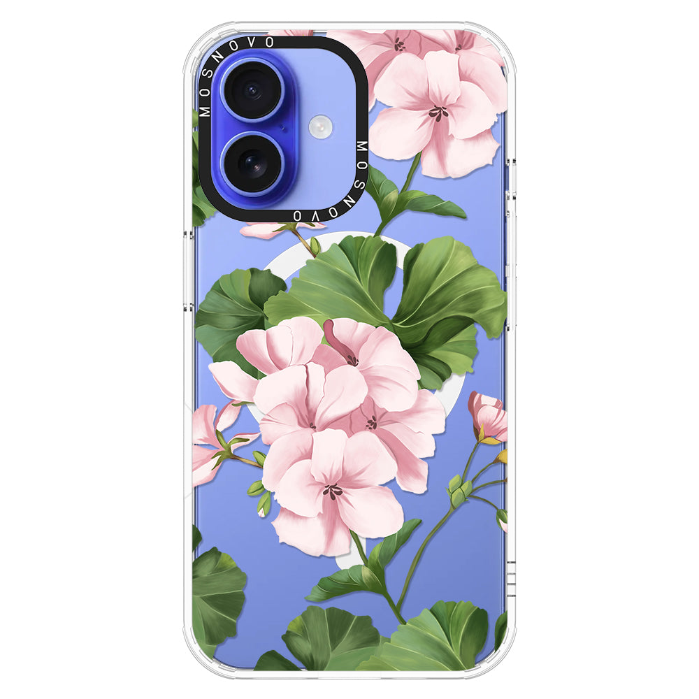 Geranium Phone Case - iPhone 16 Plus Case - MOSNOVO