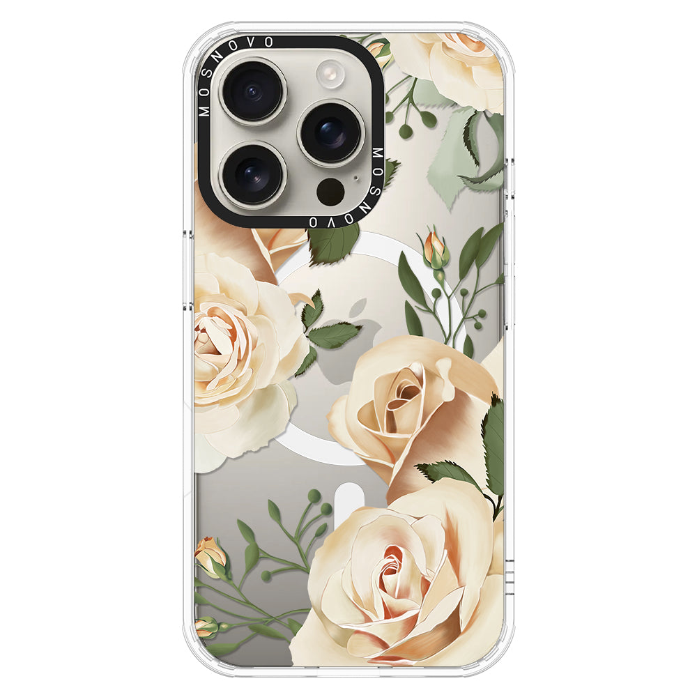 Champagne Roses Phone Case - iPhone 16 Pro Case - MOSNOVO