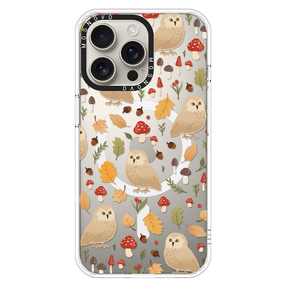 Autumn Owl Phone Case - iPhone 16 Pro Max Case - MOSNOVO