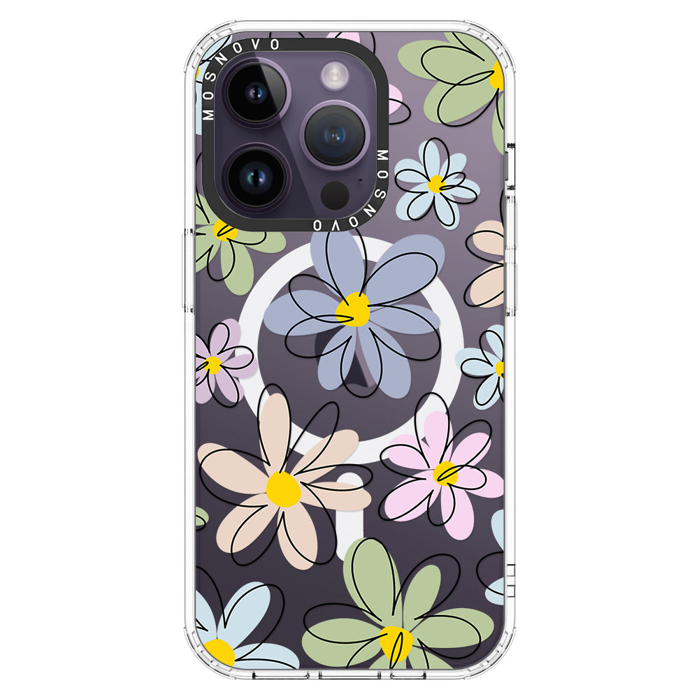 Linear Blooms Phone Case - iPhone 14 Pro Case