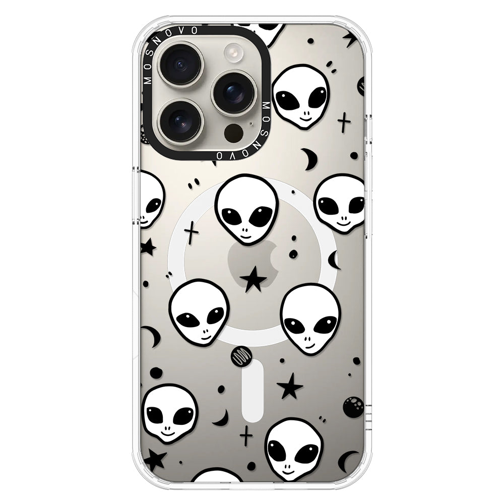 Cute Alien Phone Case - iPhone 16 Pro Max Case - MOSNOVO