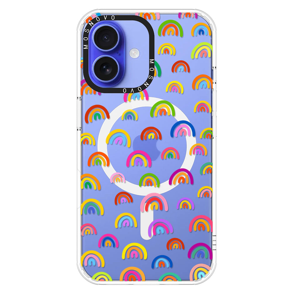 Cute Rainbow Phone Case - iPhone 16 Plus Case - MOSNOVO