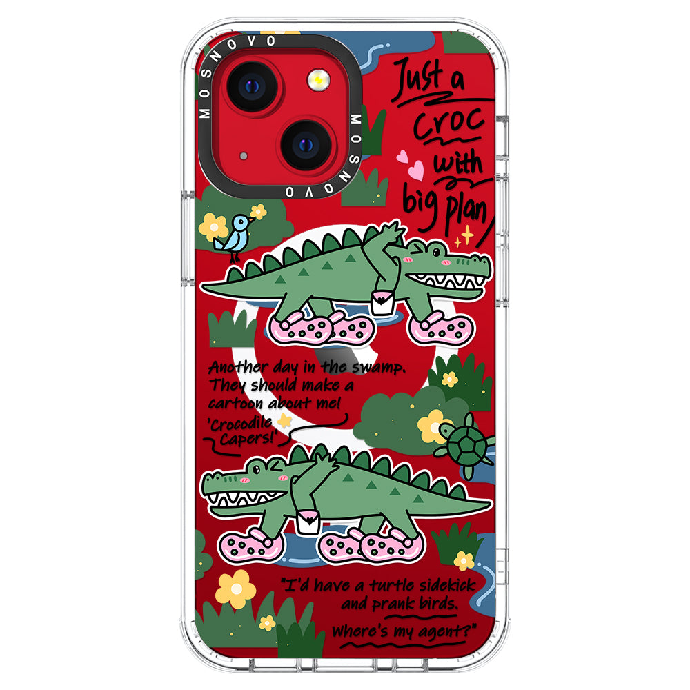 Croc with Big Plan Phone Case - iPhone 13 Case