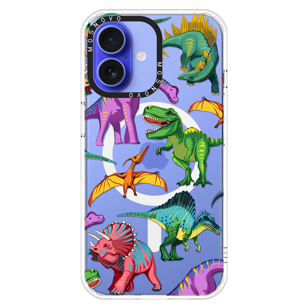 Dinosaur World Phone Case - iPhone 16 Plus Case - MOSNOVO