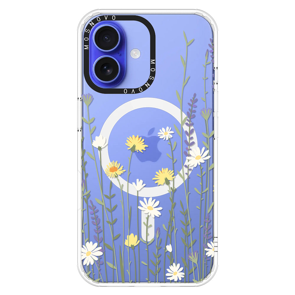 Wild Meadow Floral Phone Case - iPhone 16 Case - MOSNOVO