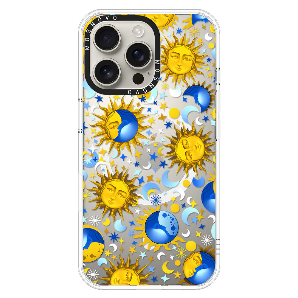 Sun and Moon Phone Case - iPhone 16 Pro Max Case - MOSNOVO