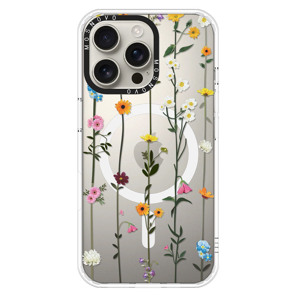 Wildflowers Phone Case - iPhone 16 Pro Max Case - MOSNOVO