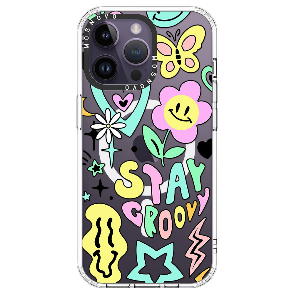 Stay Groovy Phone Case - iPhone 14 Pro Max Case