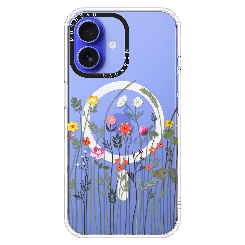 Spring Wildflower Phone Case - iPhone 16 Plus Case - MOSNOVO