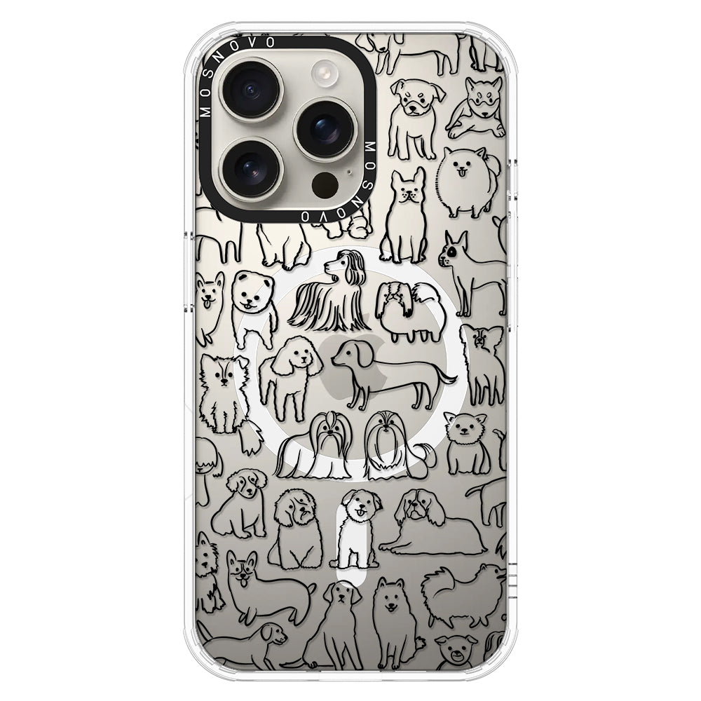 Dogs Phone Case - iPhone 16 Pro Max Case - MOSNOVO