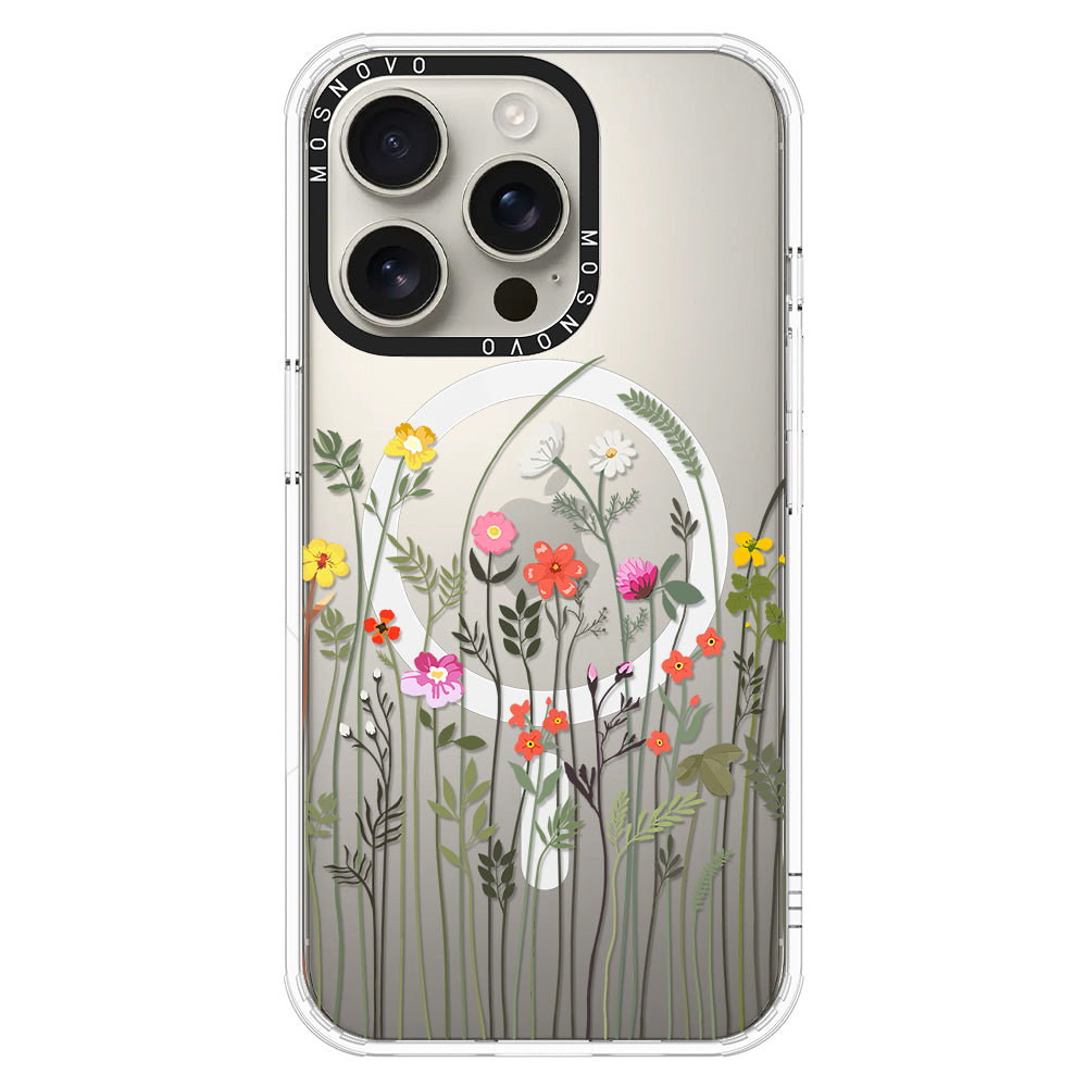 Spring Wildflower Phone Case - iPhone 16 Pro Case - MOSNOVO