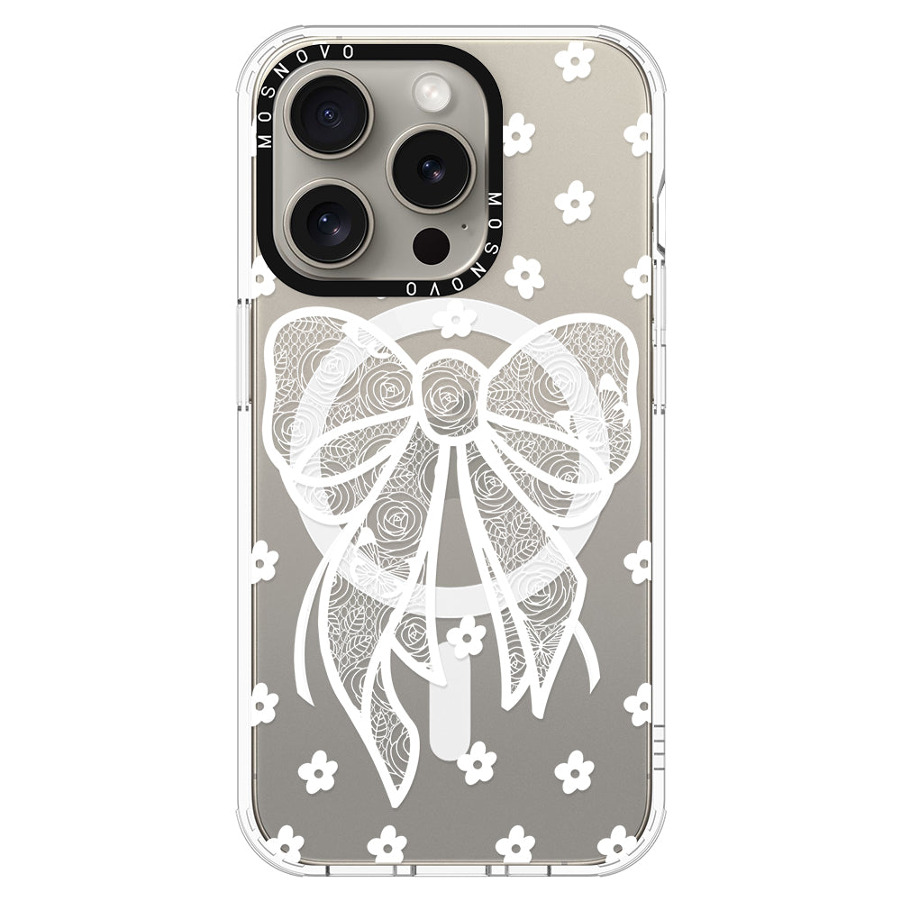 Lacey Bow Phone Case - iPhone 15 Pro Case