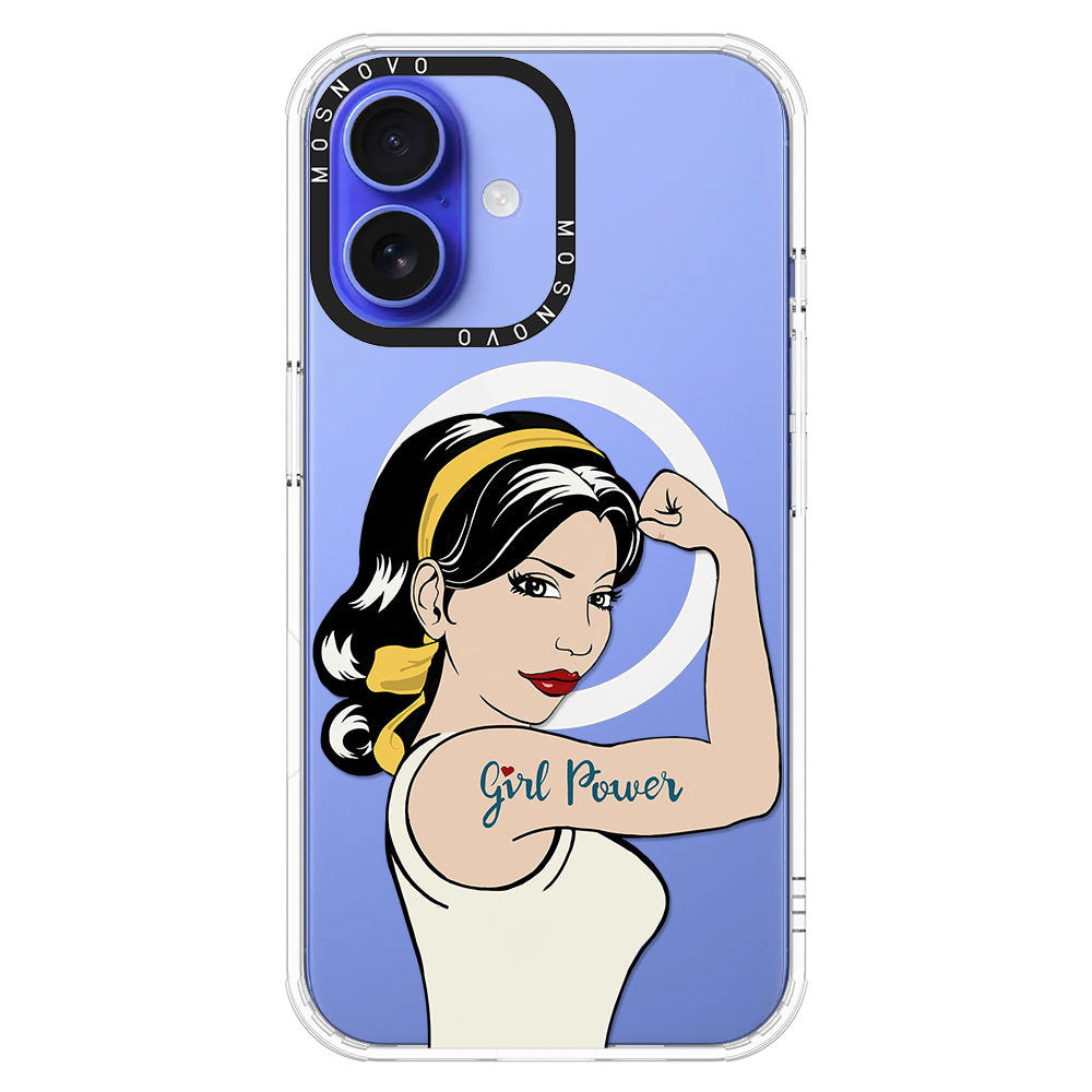 Girl Power Phone Case - iPhone 16 Plus Case - MOSNOVO