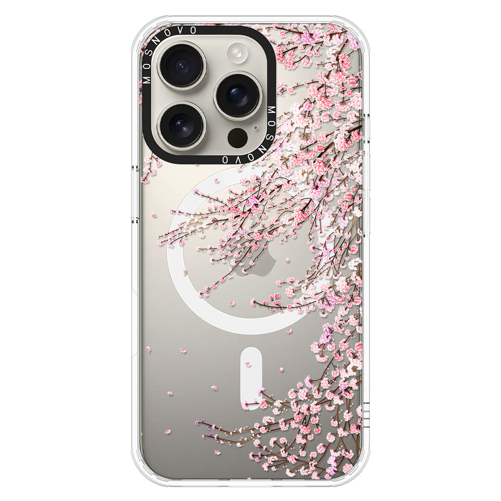 Cherry Blossom Phone Case - iPhone 16 Pro Case - MOSNOVO