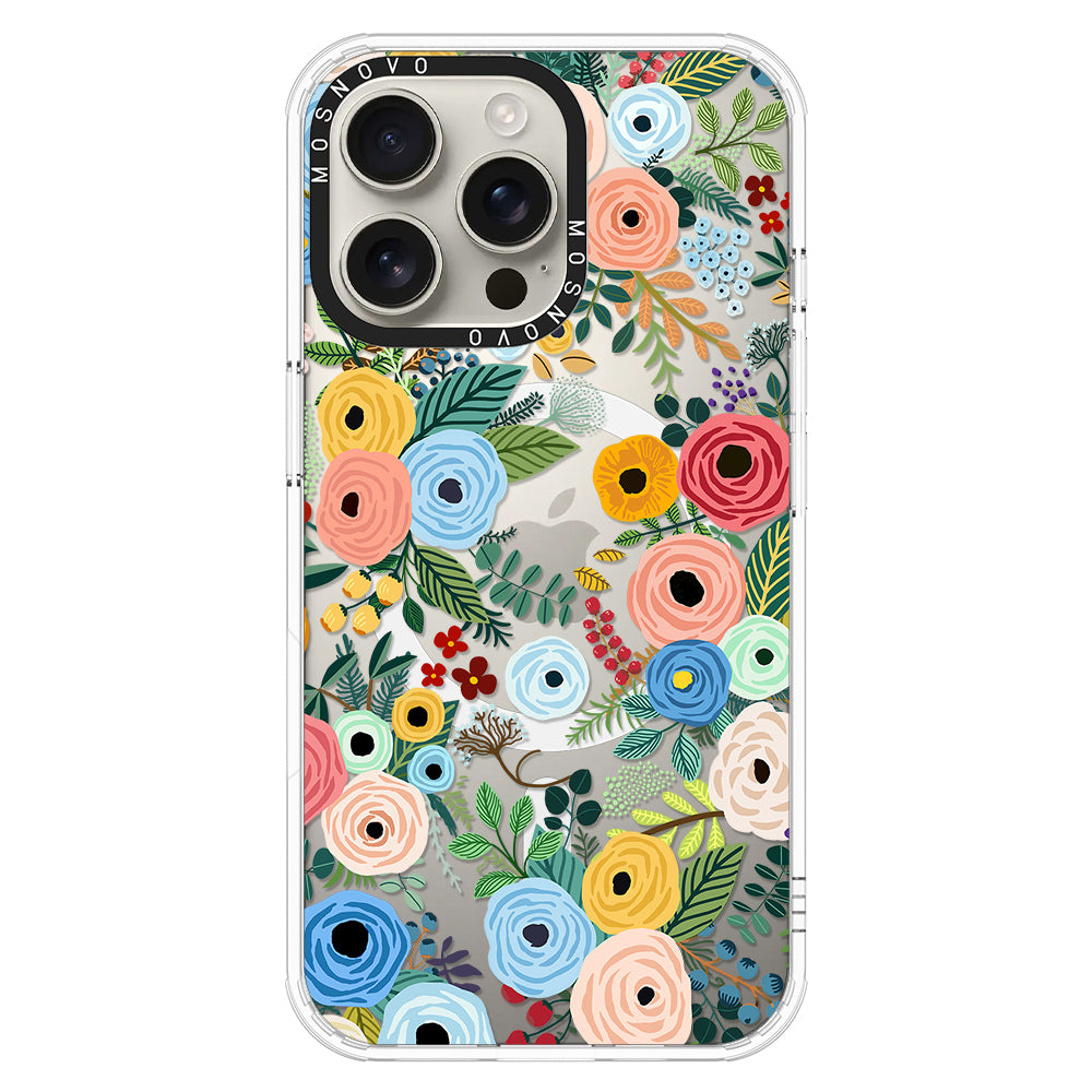 Pastel Perfection Flower Phone Case - iPhone 16 Pro Max Case - MOSNOVO