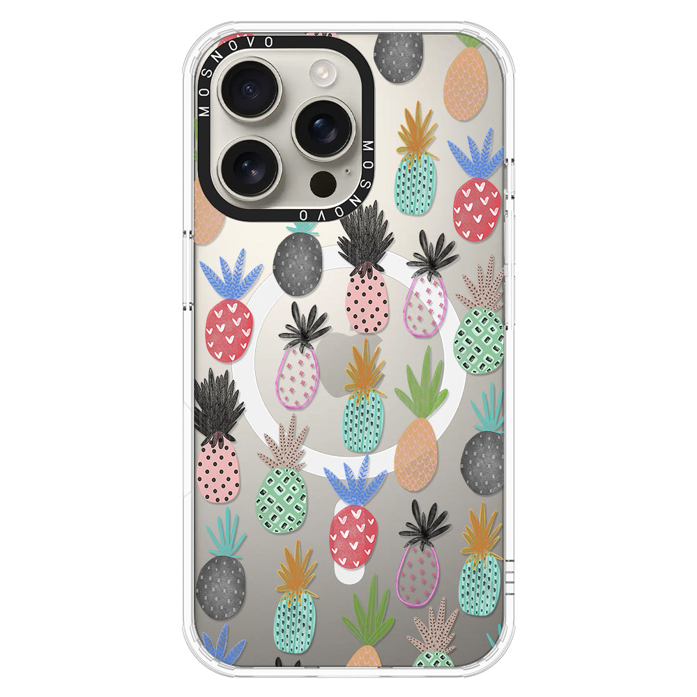 Cute Pineapple Phone Case - iPhone 16 Pro Max Case - MOSNOVO