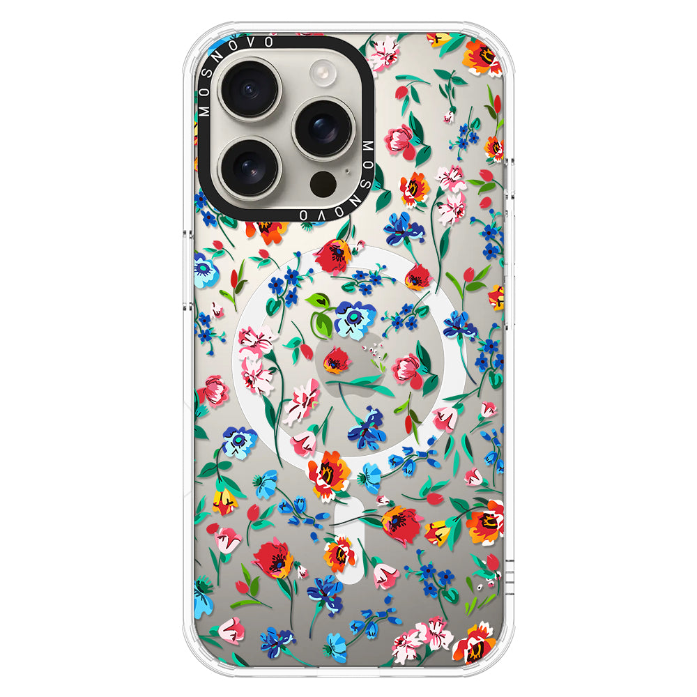 Little Wild Flower Phone Case - iPhone 16 Pro Max Case - MOSNOVO