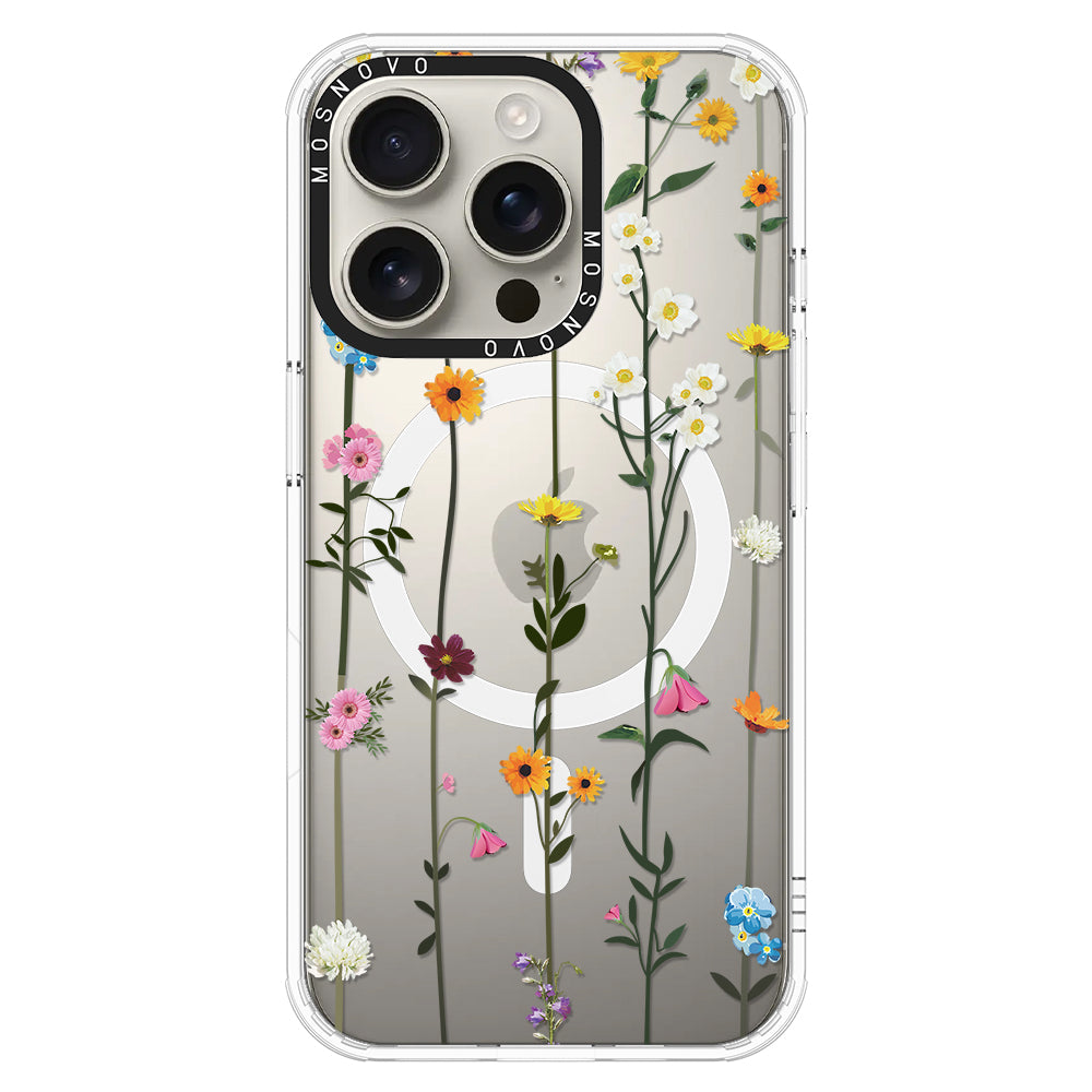 Wildflowers Phone Case - iPhone 16 Pro Case - MOSNOVO