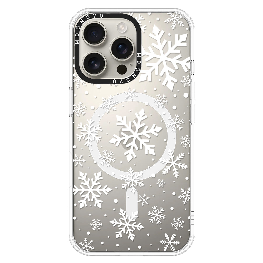 Snowflake Phone Case - iPhone 16 Pro Max Case - MOSNOVO