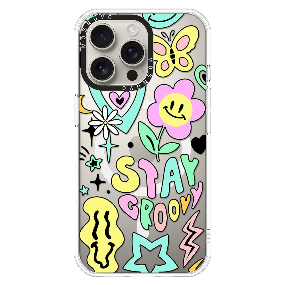 Stay Groovy Phone Case - iPhone 16 Pro Max Case