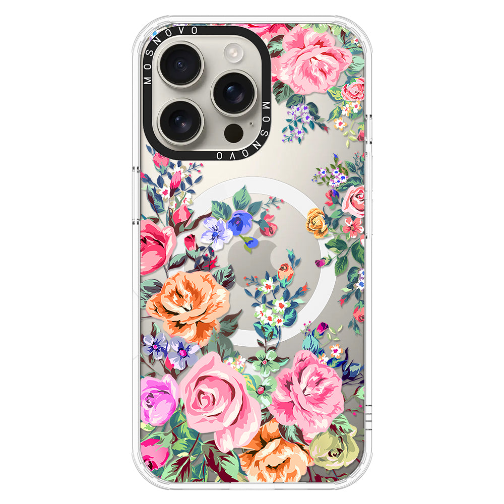 Flower Garden Phone Case - iPhone 16 Pro Max Case - MOSNOVO