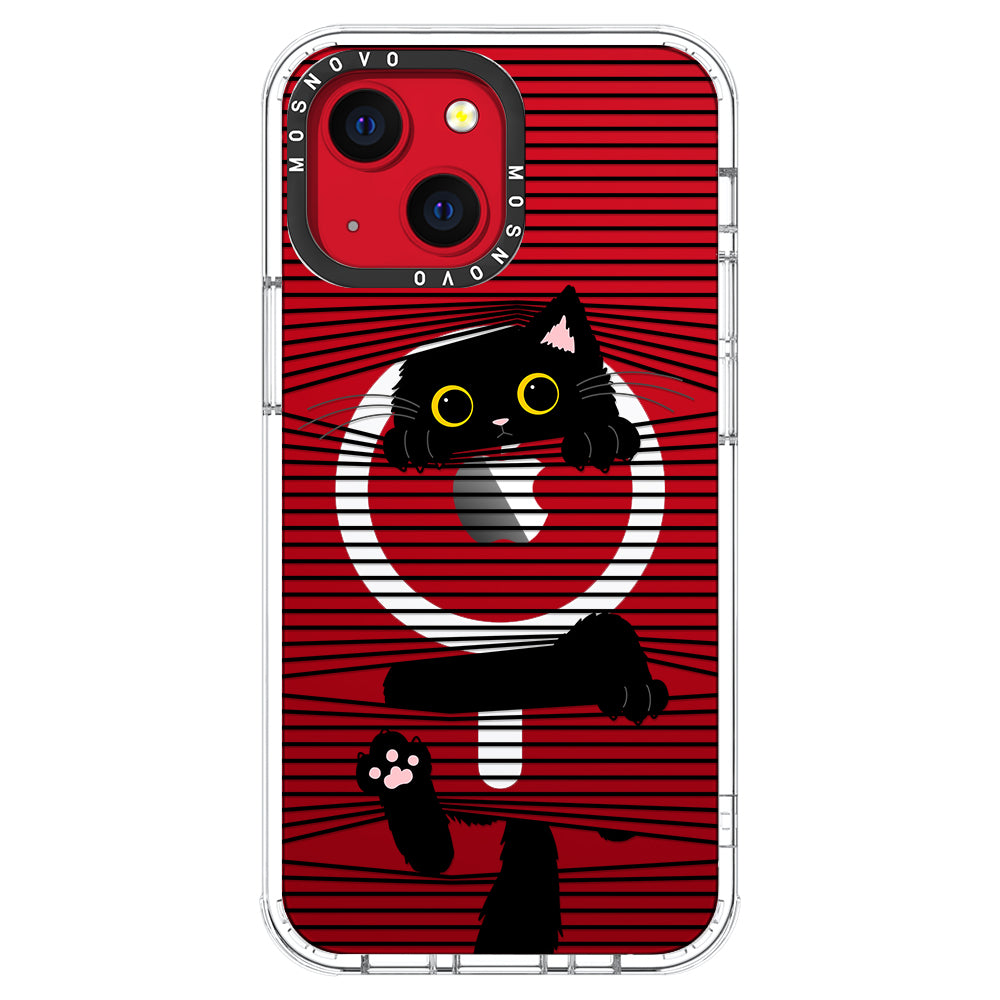 Hidden Black Cat Phone Case - iPhone 13 Case