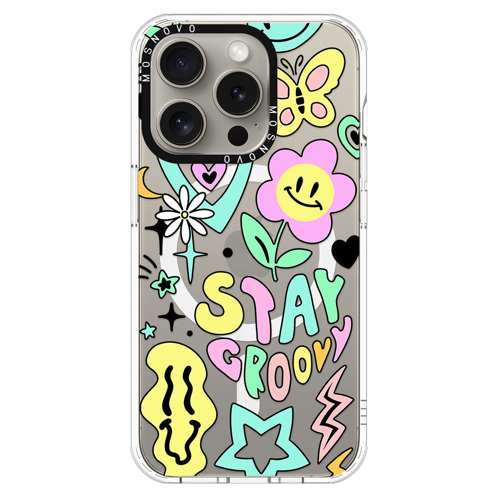 Stay Groovy Phone Case - iPhone 15 Pro Case