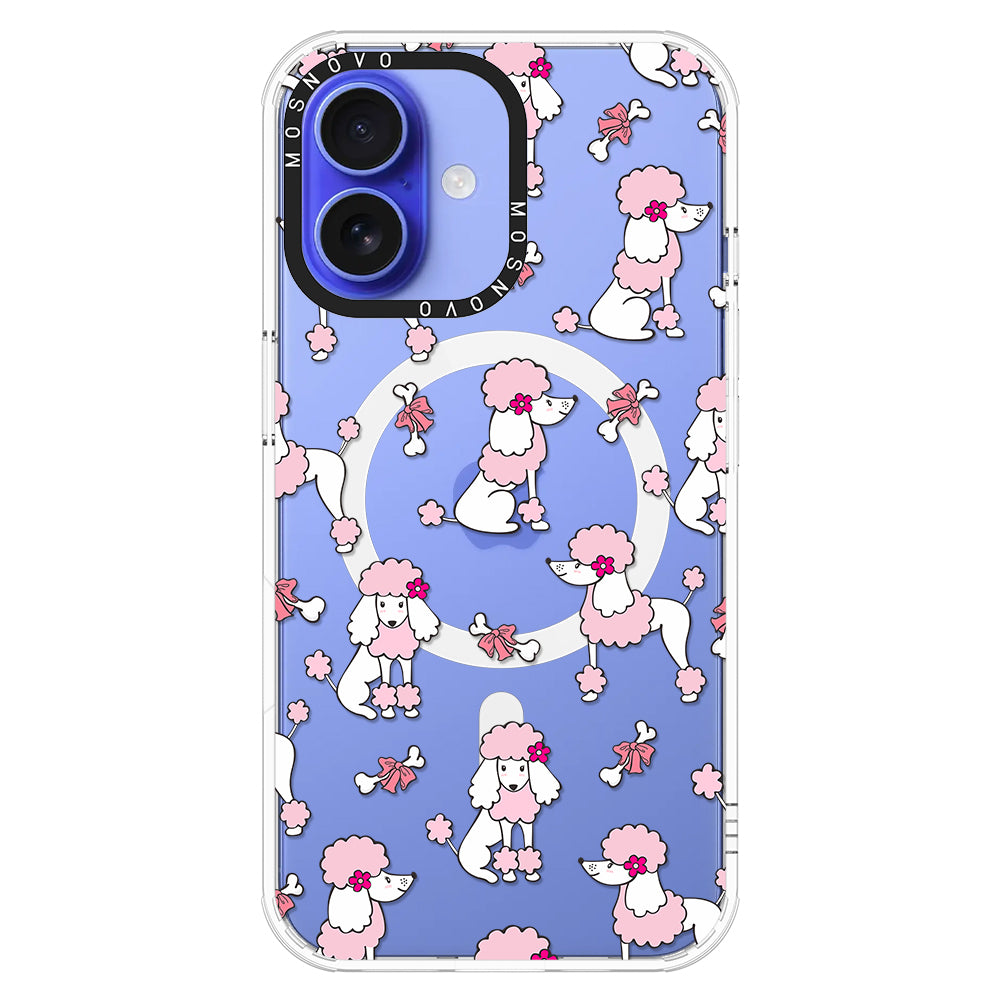 Cute Poodle Phone Case - iPhone 16 Case - MOSNOVO