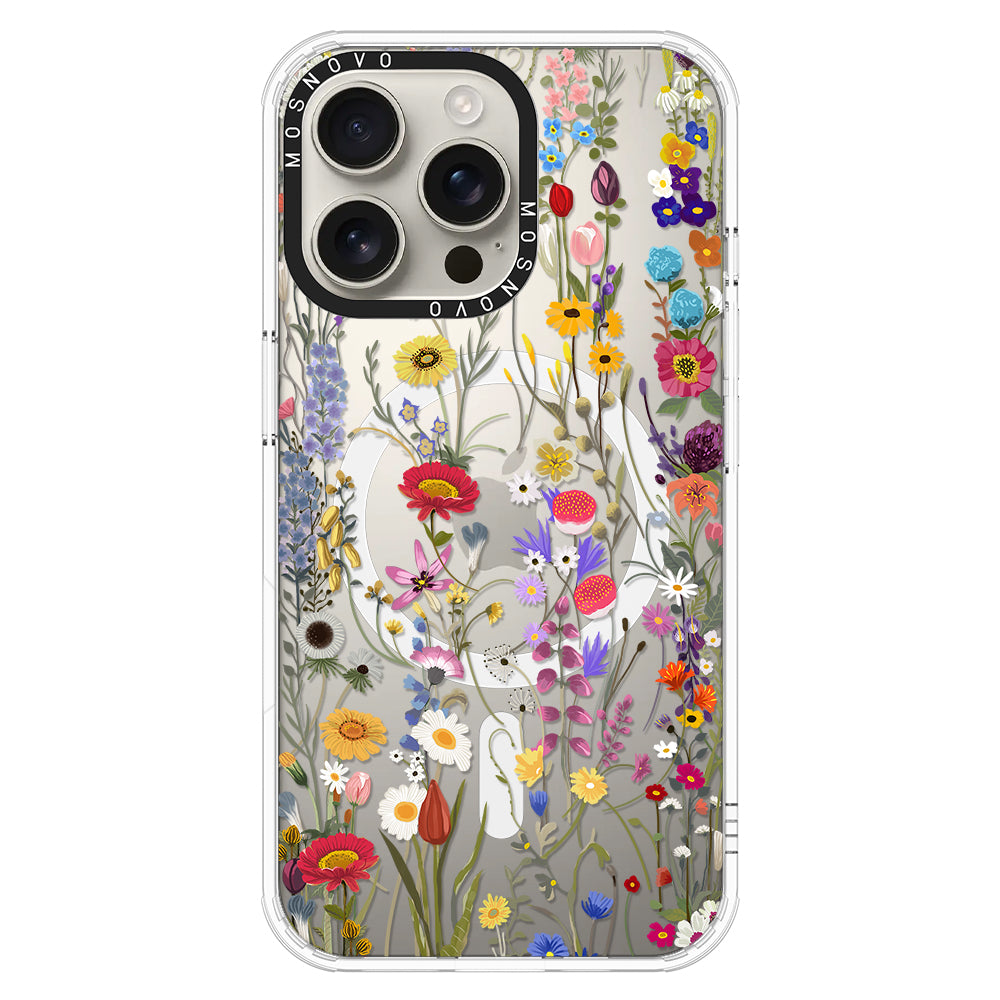 Summer Meadow Phone Case - iPhone 16 Pro Max Case - MOSNOVO