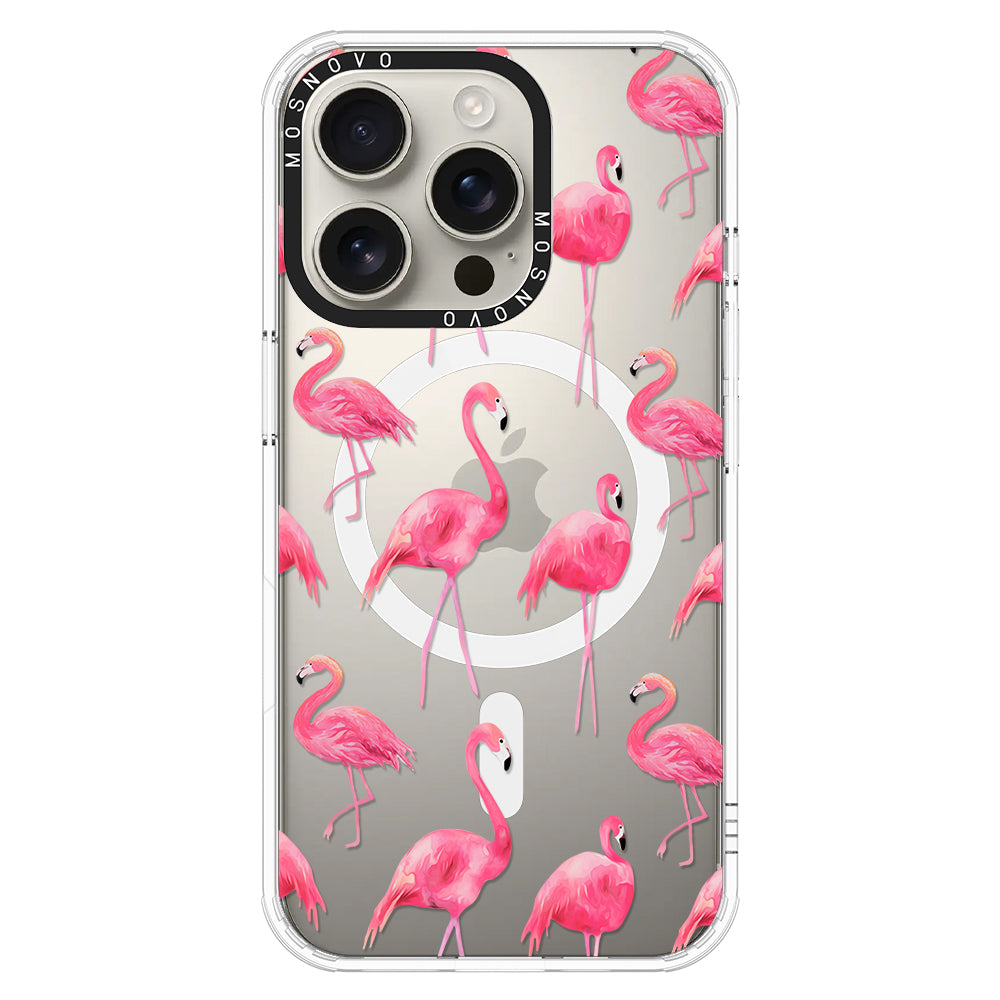 Flamingo Phone Case - iPhone 16 Pro Case - MOSNOVO